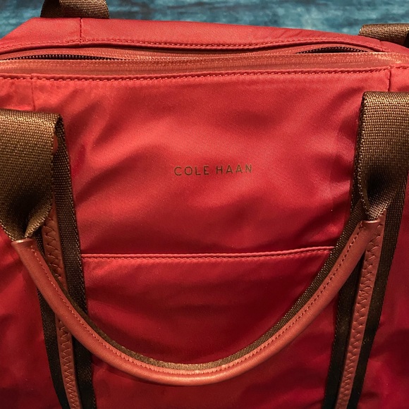 Cole Haan ZEROGRAND Wine/Burgundy handbag - Picture 9 of 9